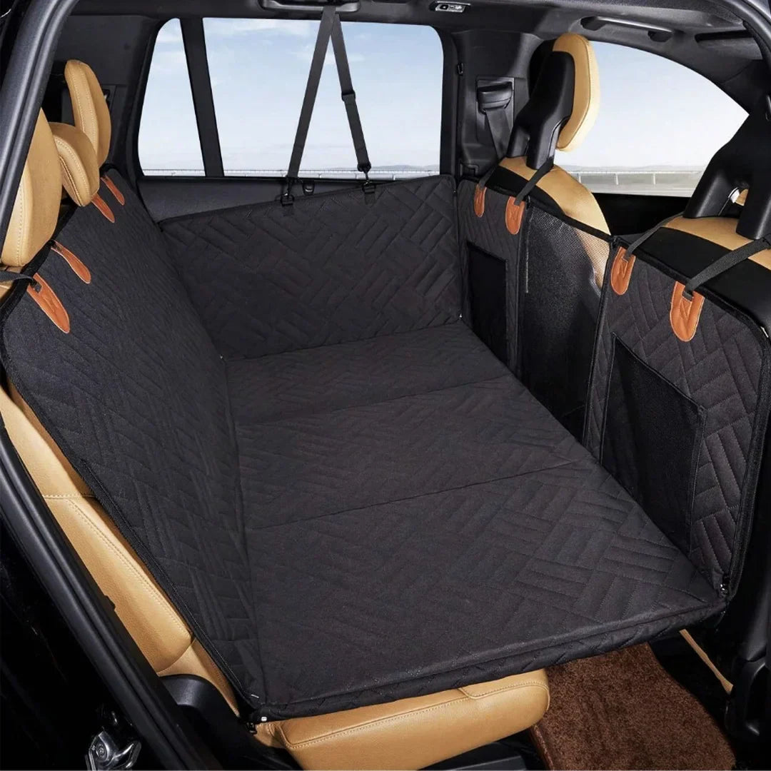 Hard Bottom Dog Car Rear seat Cover - Back Seat Extender for Dogs - Getitt