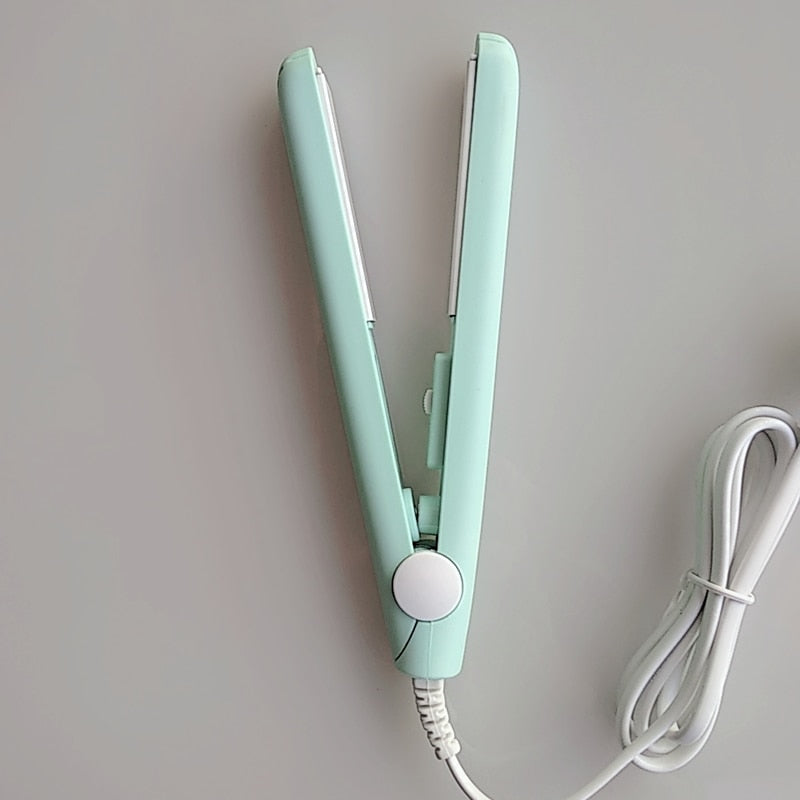Curly-Cool 2-in-1 Mini Hair Curler/Flat Iron