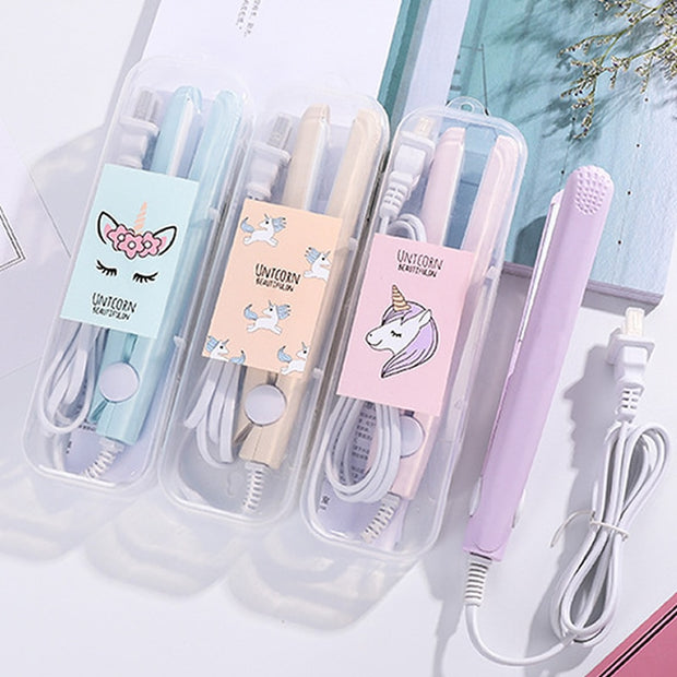 Curly-Cool 2-in-1 Mini Hair Curler/Flat Iron