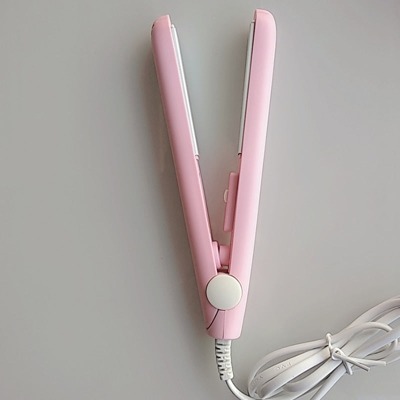 Curly-Cool 2-in-1 Mini Hair Curler/Flat Iron
