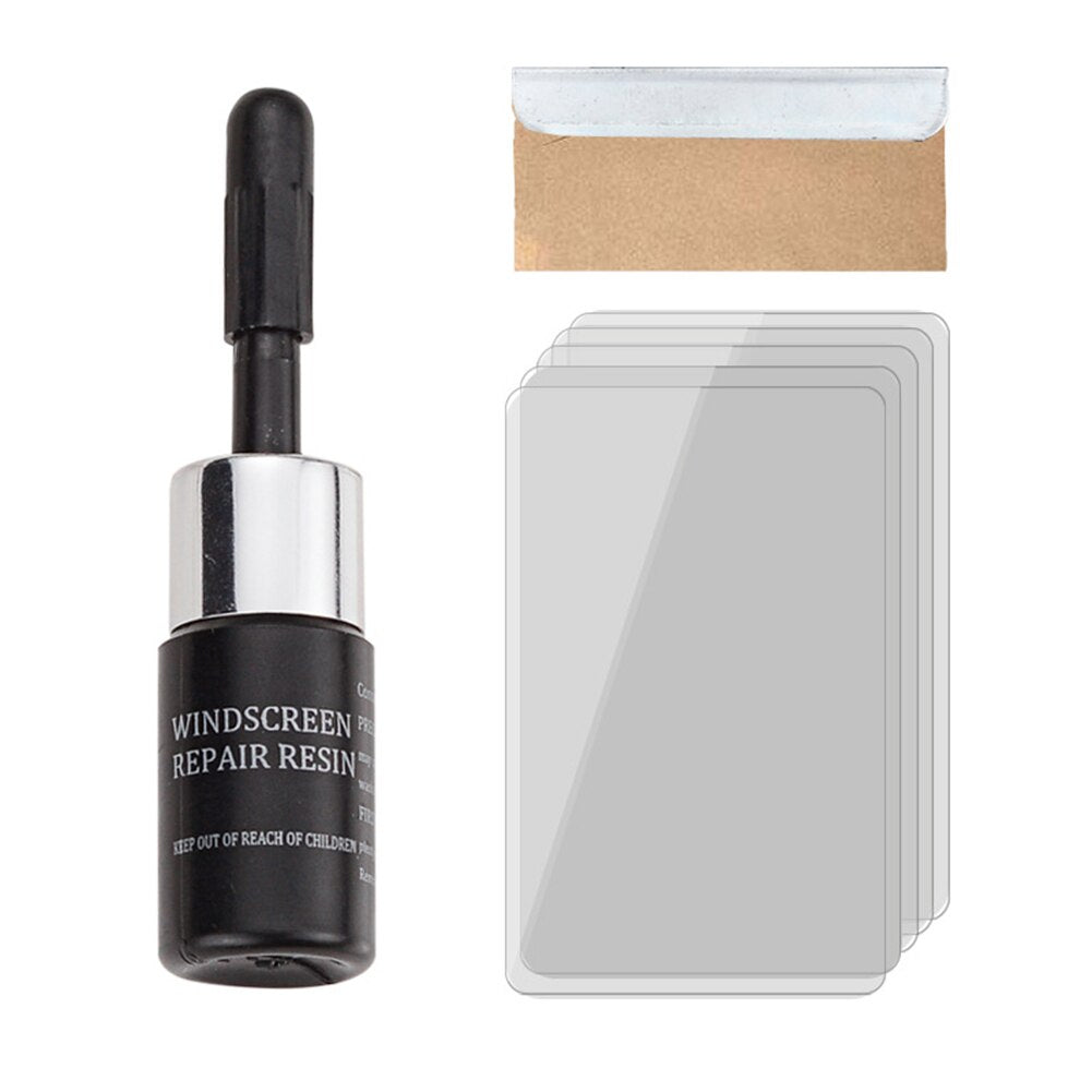 Car Windshield Repair Kit DIY Car Window Glass Scratch Crack Repair Tools Curing Glue Auto Accessories