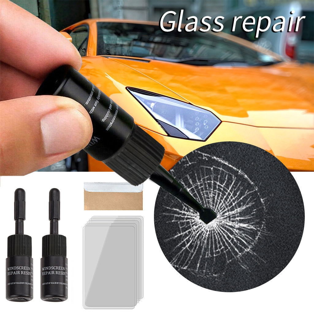 New Upgrade Automotive Glass Repair Kit Window Screen Restore Tool Car Glass Repair Resin Set Magic Windshield Crack Adhesive 30ml#45