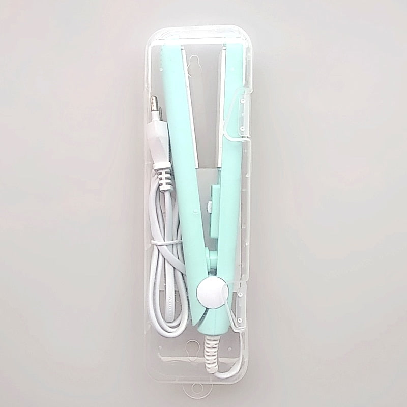 Curly-Cool 2-in-1 Mini Hair Curler/Flat Iron