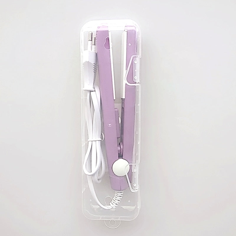 Curly-Cool 2-in-1 Mini Hair Curler/Flat Iron