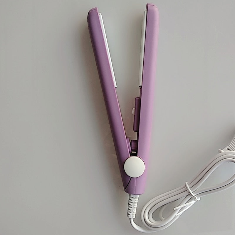 Curly-Cool 2-in-1 Mini Hair Curler/Flat Iron