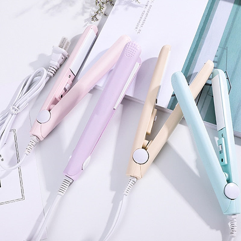 Curly-Cool 2-in-1 Mini Hair Curler/Flat Iron
