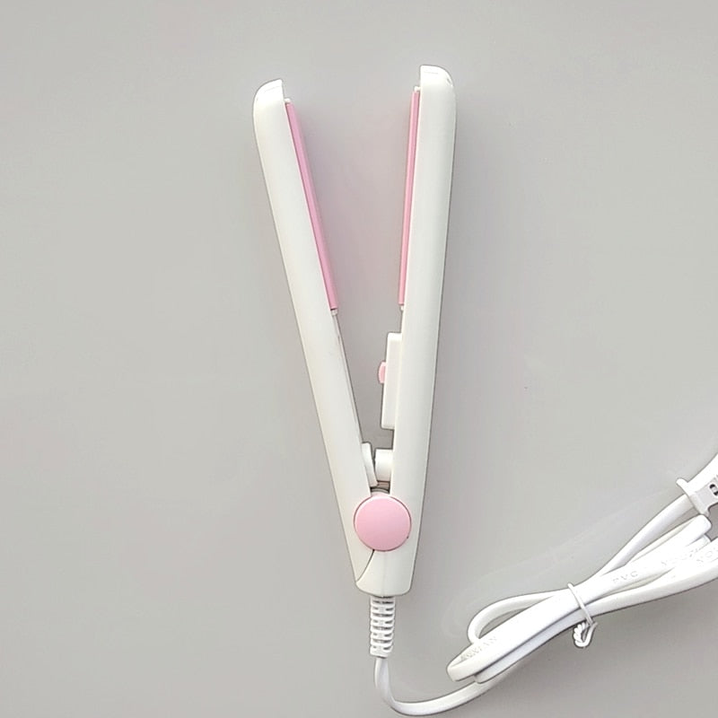 Curly-Cool 2-in-1 Mini Hair Curler/Flat Iron