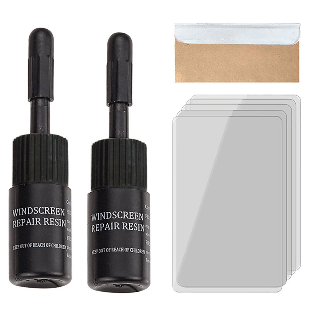 New Upgrade Automotive Glass Repair Kit Window Screen Restore Tool Car Glass Repair Resin Set Magic Windshield Crack Adhesive 30ml#45