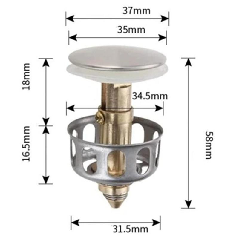 Basin Pop-up Drain Filter